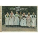 Color offset reprint, reproduction of a pre-1905 postcard. Szepes County folk costume (2792086)