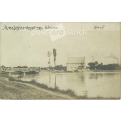   1926 - View of Jászalsószentgyörgy. Black and white photo sheet, postcard. (2792090)