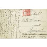 1918 - Welcome to Szerep. Main street detail. Black and white photo sheet, postcard. (2792091)