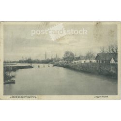   1929 - Jászalsószentgyörgy. Zagyva detail. Black and white photo sheet, postcard. (2792092)