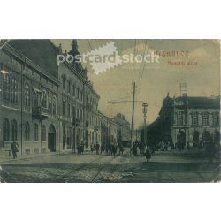   1908 – Miskolc. Hunyadi Street. Colored photo sheet, postcard. (2792095)