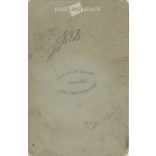 Early 1900s. Photographer Lajos Madarász, Pécs. Full-length studio photo of an elderly couple.  Cabinet card / CDV photo / hardback photo. (2792107)