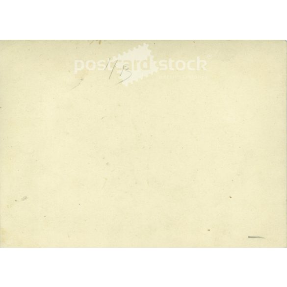 1930s. Rosbaud photography studio, Budapest. Complete studio photo, group photo. Young girls with bows and polka dots. Original paper image. (2792123)