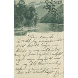 1906 - Lake Hámori, Miskolc. Colored photo sheet, postcard. (2792124)