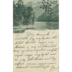   1906 - Lake Hámori, Miskolc. Colored photo sheet, postcard. (2792124)