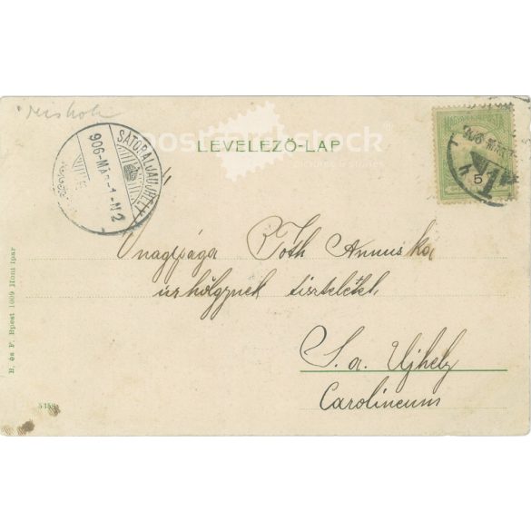 1906 - Lake Hámori, Miskolc. Colored photo sheet, postcard. (2792124)