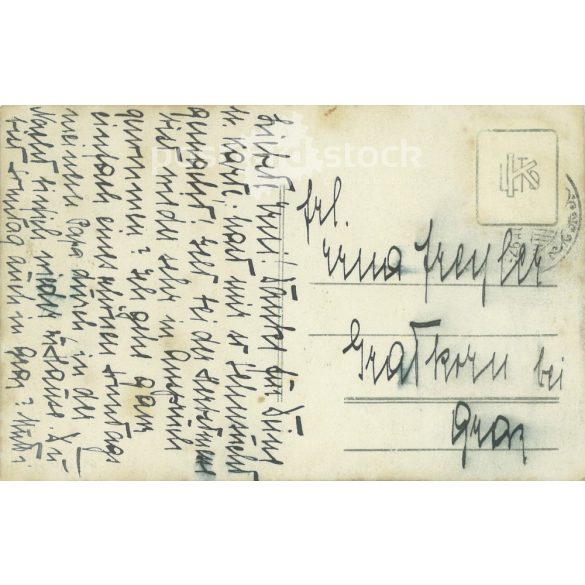 1919 - A group of young bathers. Black and white photo sheet, postcard. (2792145)