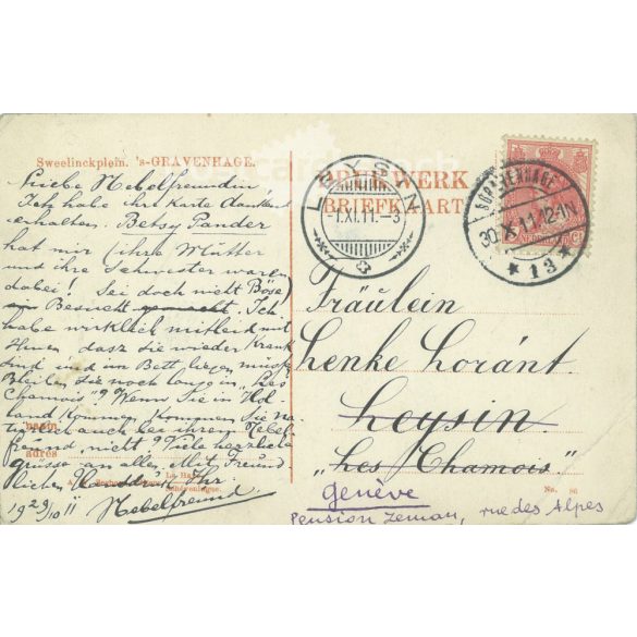 1911 - Holland. Black and white photo sheet, postcard. (2792148)