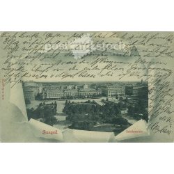   1902 – Szeged. Black and white photo sheet, postcard. (2792149)