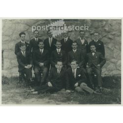 1927 - Dormitory roommates. Original paper image. (2792157)