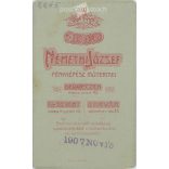 Early 1900s - Studio portrait of a middle-aged man. Produced by József Némethi’s photography studio in Debrecen.  Cabinet card / CDV photo / hardback photo. (2792181)