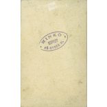 girl. Produced by Hinkó photography studio, Budapest, Kispesten.  Cabinet card / CDV photo / hardback photo. (2792188)