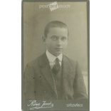 Produced by Jenő Róna, photography studio, Szászváros.  Cabinet card / CDV photo / hardback photo. (2792202)