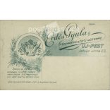 Early 1910s - Studio photo of Mr. Elegant. Produced by Gyula Erdős, photography studio, Újpest.  Cabinet card / CDV photo / hardback photo. (2792211)