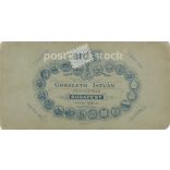 1890s. Elegant woman, studio photo. Made by István Goszleth, photography studio, Budapest. Original  Cabinet card / CDV photo / hardback photo. (2792229)