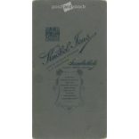 Early 1900s. Irén Mendery and her husband Andor Váradi. Jenő Knebel, photography studio, Szombathely. Original  Cabinet card / CDV photo / hardback photo. (2792239)