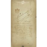 1912 - br The ordination photo of parish priest Sándor Barkóczy. Mindszenty B, photography studio, Bratislava. Original  Cabinet card / CDV photo / hardback photo. (2792243)