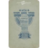 Early 1900s. Middle-aged man in fancy dress. Donát, successor of Stahl, photography studio, Újpest. Original  Cabinet card / CDV photo / hardback photo. (2792245)