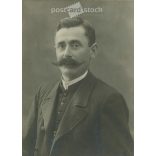 1910s. Studio portrait of a young man. Taken by Bernát Fanto in his photography studio in Kecskemét. Original, cashiered paper image. (2792253)