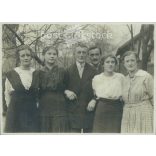 1920s. Family group photo outdoors. Gelatin silver. Its maker is unknown. Original, cashiered paper image. (2792254)