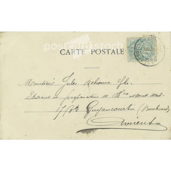 1900 - French, cheerful photo magazine. Published by BERGERET & Cie NANCY. Colored photo sheet, postcard. (2792272)