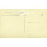 1940s. Wedding photo of a young couple. The photo, photo sheet, and postcard were made in Csathó’s artistic metal painting studio. Budapest, Kispest, Temple square. (2792275)