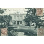 1920 - Italy, Sardinia Cagliari railway station, Real 04783. Photo sheet, postcard. Original paper image. (2792284)