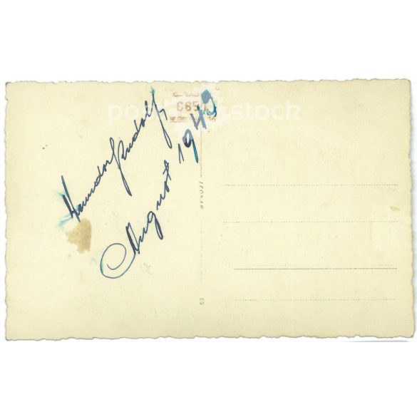 August 1949 - Young girls on the waterfront. Made in the Leonardo studio in Timișoara. Original Paper Image. Photo sheet, postcard. (2792290)