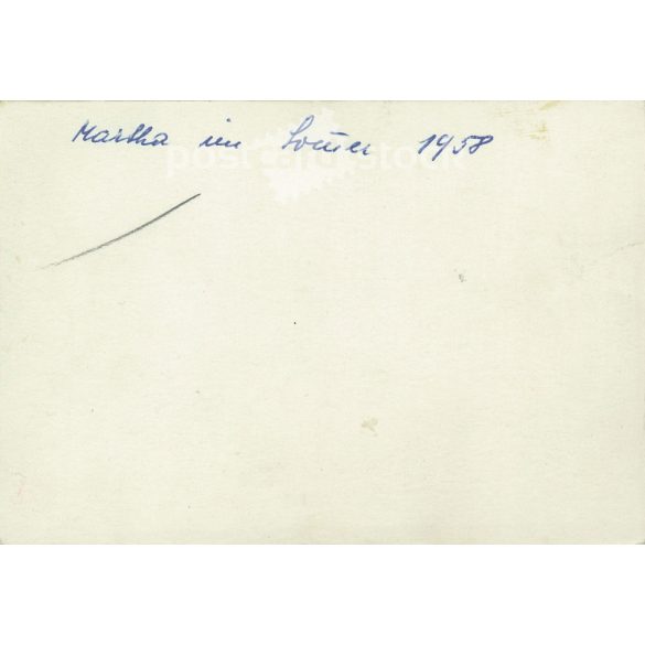 1958 - Marsha, in Austria. The maker is unknown, an original paper image. (2792291)