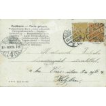 1904 - Romantic postcard, colored photo sheet, with Budapest stamp. (2792294)