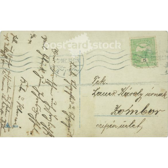 1914 - New Year greeting card, photo sheet. (2792304)