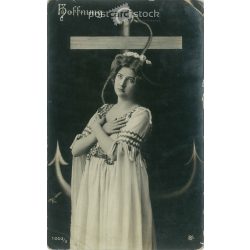 1907 - Romantic postcard, photo sheet. (2792305)