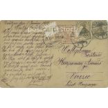 1907 - Romantic postcard, photo sheet. (2792305)