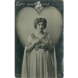 1905 - Romantic postcard, photo sheet. (2792306)
