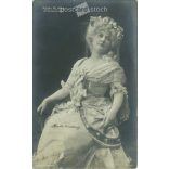 1910 - Actress Klára Küry postcard, photo sheet. (2792307)