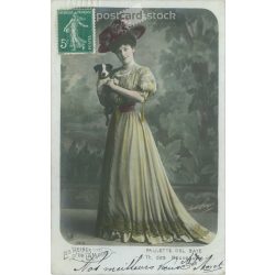   1910s. Romantic, French postcard, colored photo sheet. (2792315)