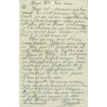 1910s. French birthday greetings. Lithography, with shapes and gilding. (2792318)