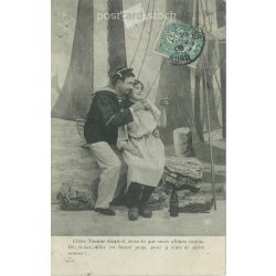 1906 - French, cheerful photo sheet, postcard. (2792320)