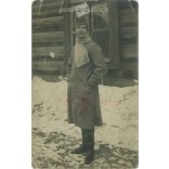 Photo of a young soldier. Vienna, with field post and stamp. Photo sheet, postcard. (2792323)