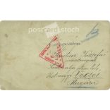 Photo of a young soldier. Vienna, with field post and stamp. Photo sheet, postcard. (2792323)