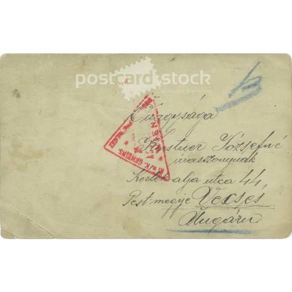 Photo of a young soldier. Vienna, with field post and stamp. Photo sheet, postcard. (2792323)
