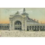 1905 - The Rotunde building in Vienna was built on the site of the 1873 world exhibition. Colored photo sheet, postcard. (2792330)