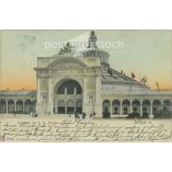   1905 - The Rotunde building in Vienna was built on the site of the 1873 world exhibition. Colored photo sheet, postcard. (2792330)