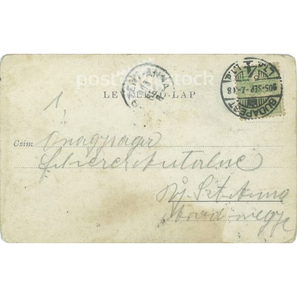 1905 - Vigadó of Buda. Budapest. M.T. and F.J. Koch and Warga. Postcard, photo sheet. (2792331)