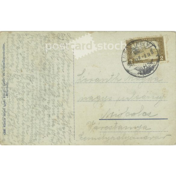 1922 - Keszthely, monastery building. Colored photo sheet, postcard. (2792334)