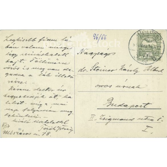 1909 - St. Gellérthegyi approach. Budapest. Photo sheet, postcard. (2792339)