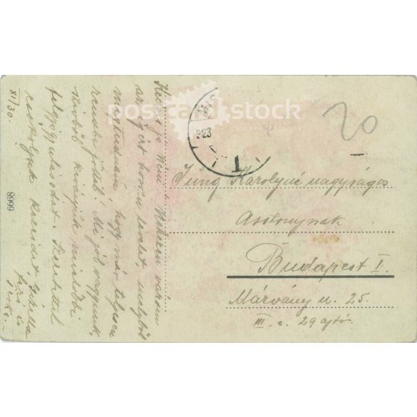 1923 - Lilafüred, lake section. Photo sheet, postcard. (2792340)