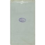 1910 - Studio recording of Gizella Kudroh and her husband. The photo was taken in Szerdahelyi’s photography studio in Budapest. The author signed the picture. Original  Cabinet card / CDV photo / hardback photo. (2792357)