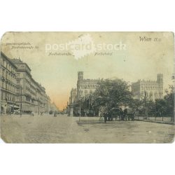   1916 - Vienna, Nordbahnhof. Colored photo sheet, old postcard. (2792363)