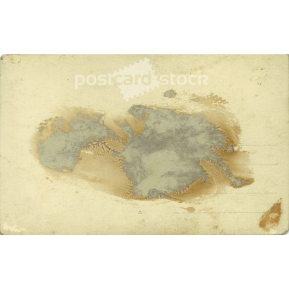 First communion girl. Original paper image. Old postcard, photo sheet. (2792365)